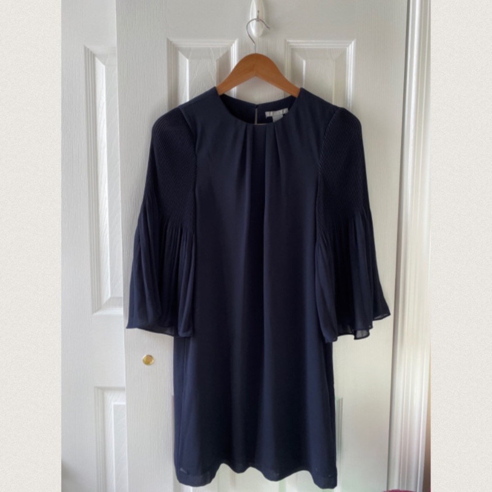 H&M dark blue dress